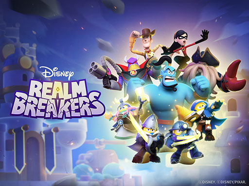 《Disney Realm Breakers》是一款智能手机策略游戏，以《阿拉丁》和《玩具总动员》中的角色为主角，开始在新加坡、澳大利亚和其他国家试运行