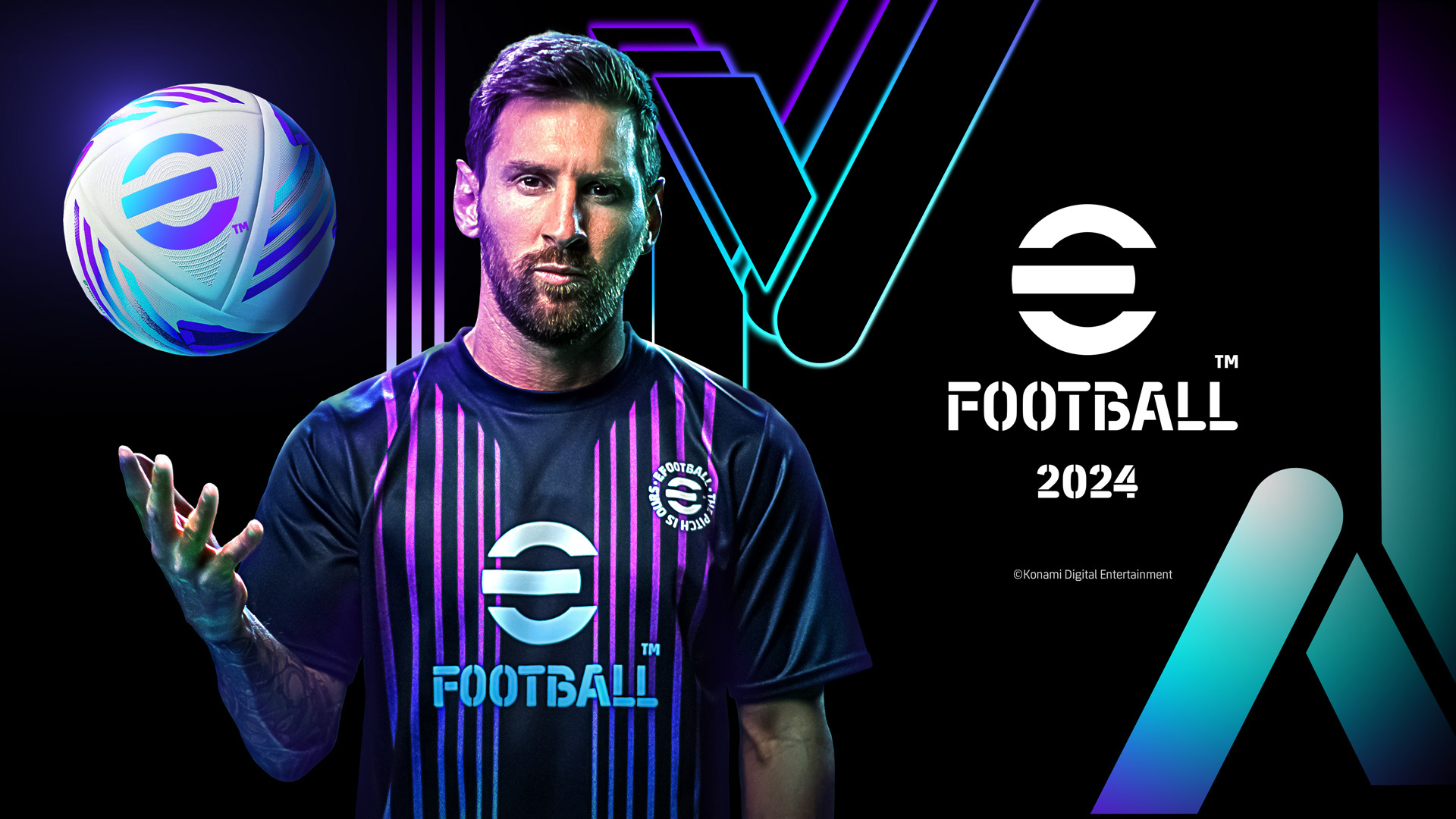 简单几步..下载最新更新后的《Efootball Pes 2024》手游，领百万好礼